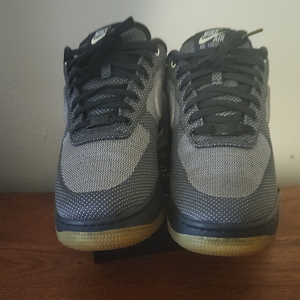 Nike Black and Gray Air Max Sneakers with Cushioned Sole